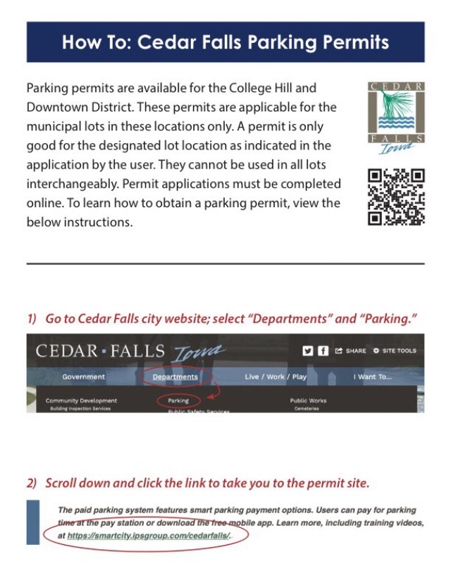 College Hill public parking lots in Cedar Falls to be free in June, July